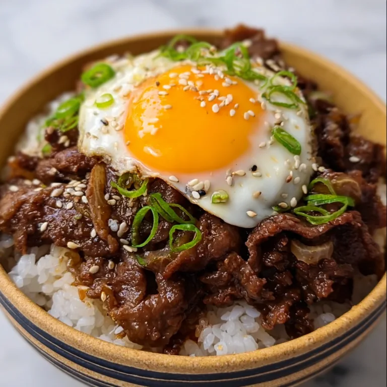 Authentic Gyudon Recipe | Japanese Beef Rice Bowl – Easy &amp; Delicious