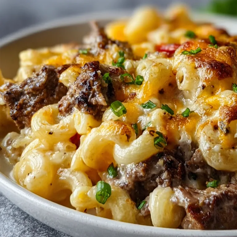 High-Protein Philly Cheesesteak Mac | Easy &amp; Delicious Recipe
