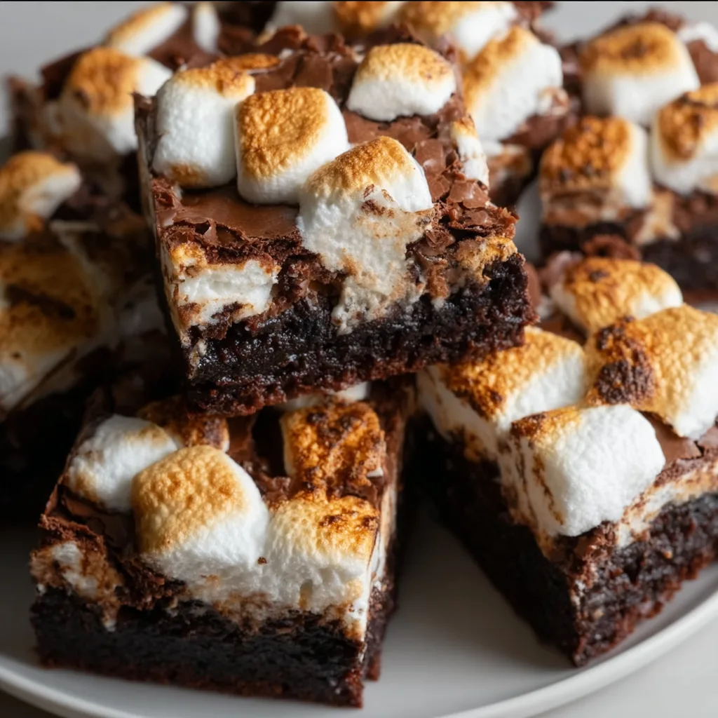 Delicious Marshmallow Brownies Recipe | Gooey &amp; Chewy Dessert Treats