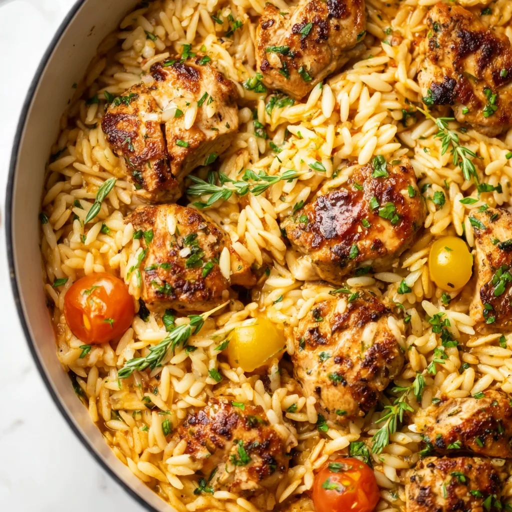 One Pan Marry Me Chicken Orzo