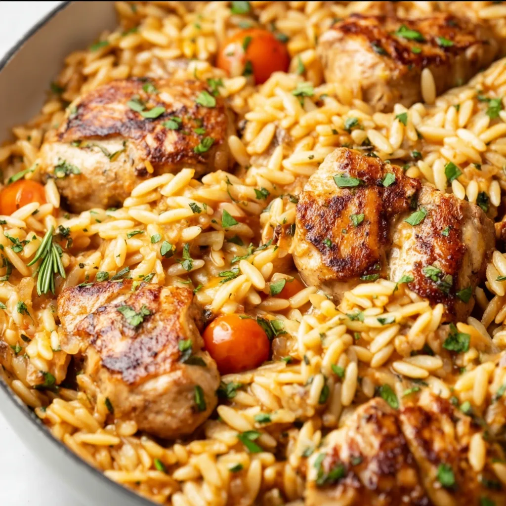 One Pan Marry Me Chicken Orzo Recipe | Easy, Creamy, and Delicious Meal