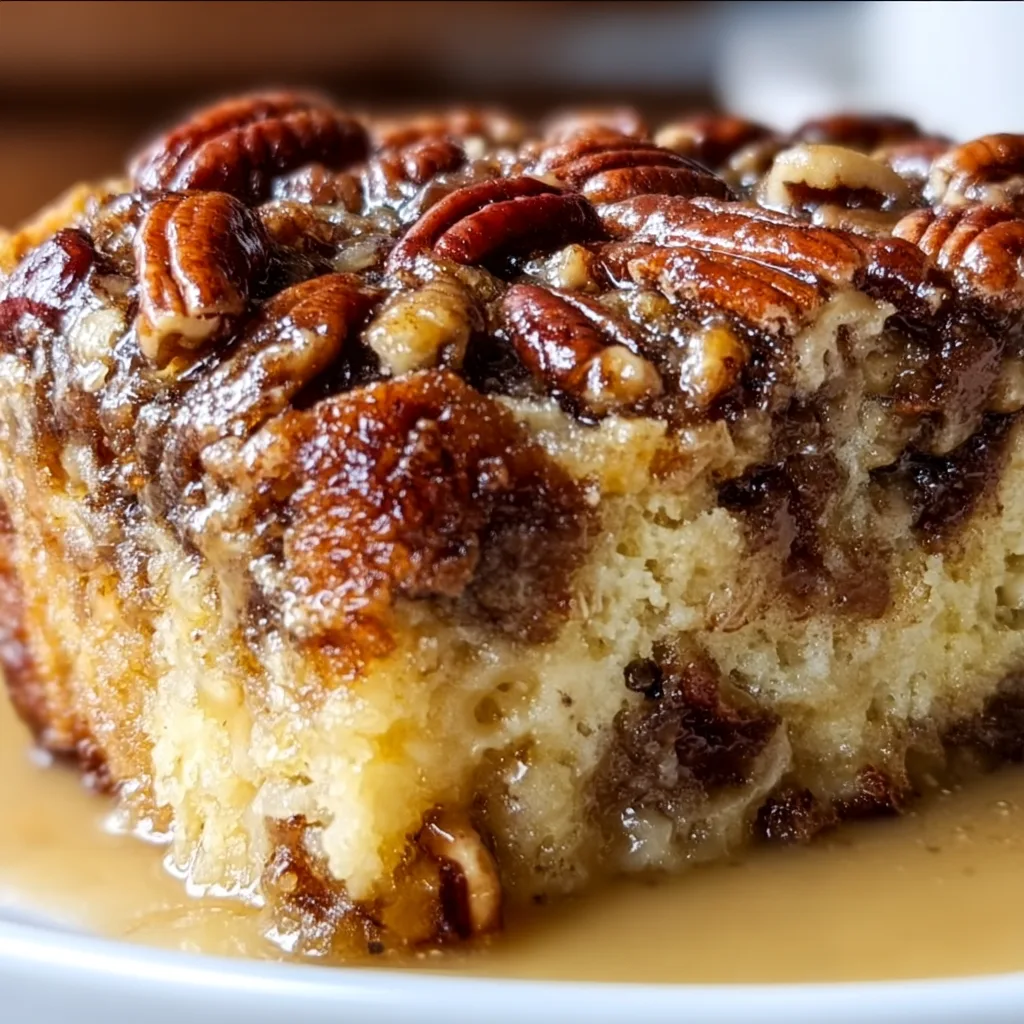 Delicious Pecan Pie Bread Pudding Recipe – Sweet &amp; Crunchy Dessert Delight