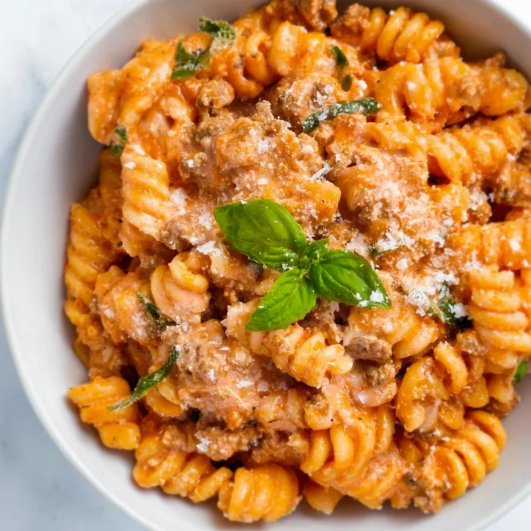 Delicious Pink Sauce Pasta with Ground Turkey Recipe | Easy & Creamy Meal