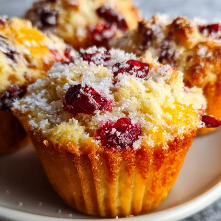 Delicious Ricotta Cranberry Orange Muffins Recipe – Moist &amp; Flavorful Breakfast Treat