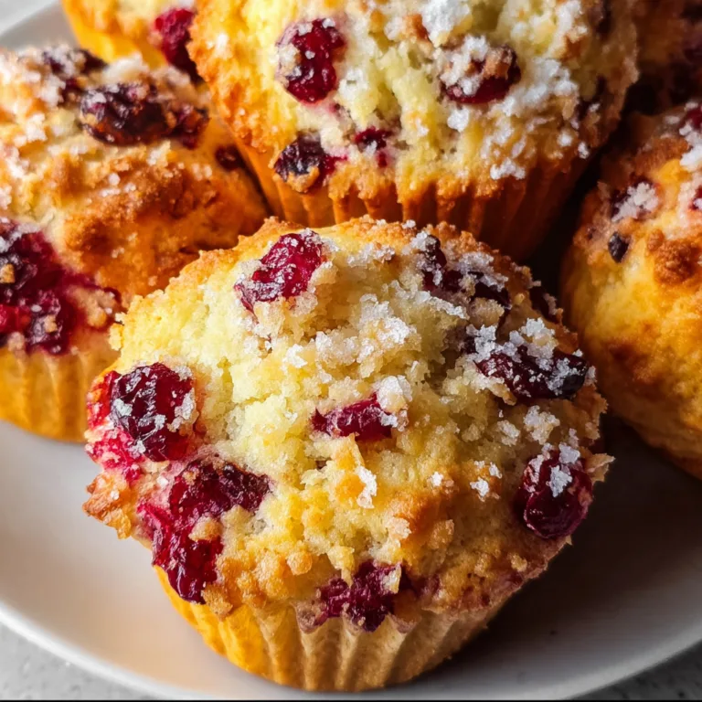 Delicious Ricotta Cranberry Orange Muffins Recipe – Moist & Flavorful Breakfast Treat