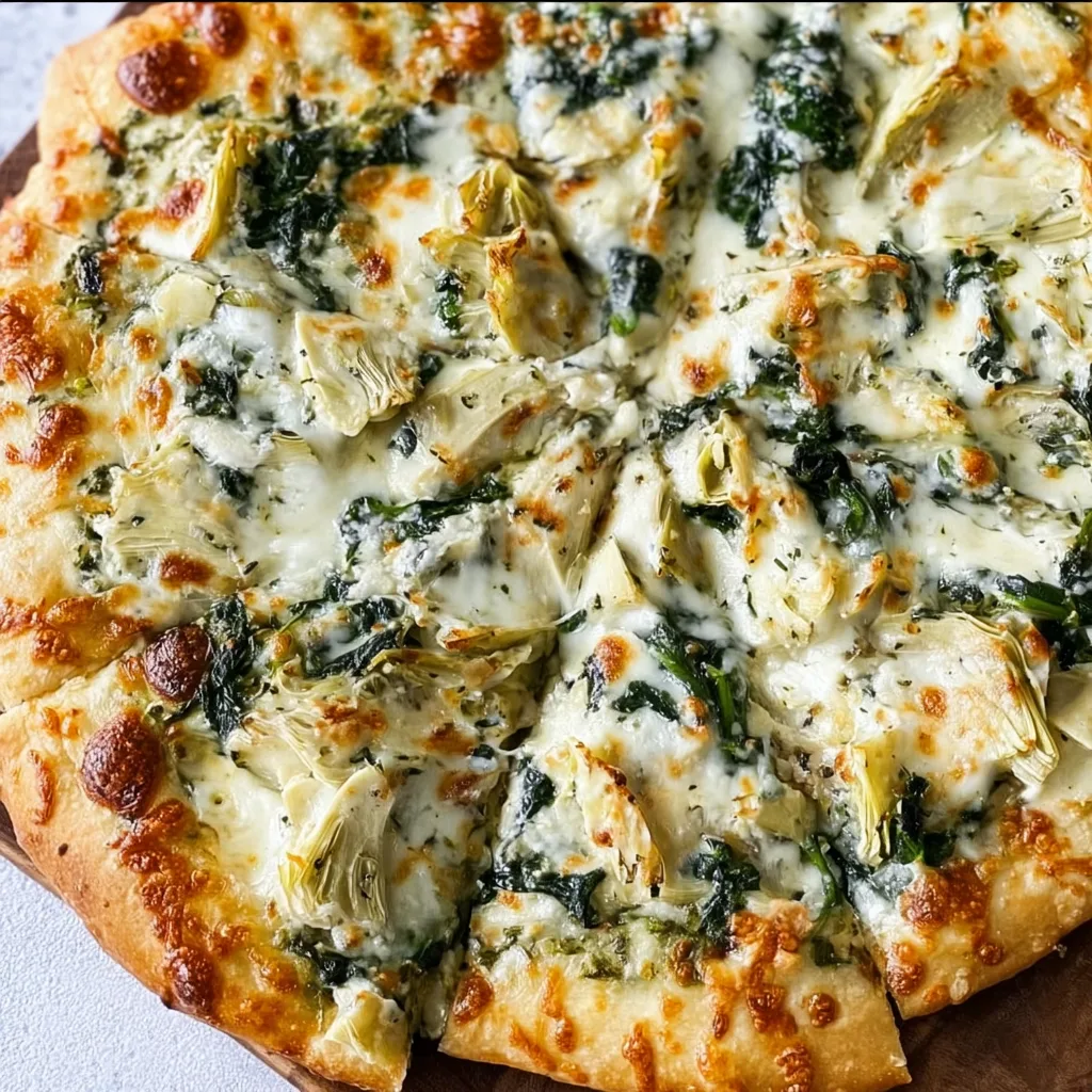 Delicious Spinach Artichoke Pizza Recipe | Easy &amp; Flavorful Pizza Ideas