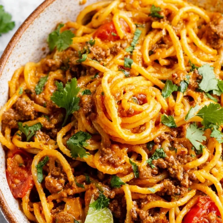 Delicious Taco Spaghetti Recipe | Quick & Easy Taco Pasta Dish