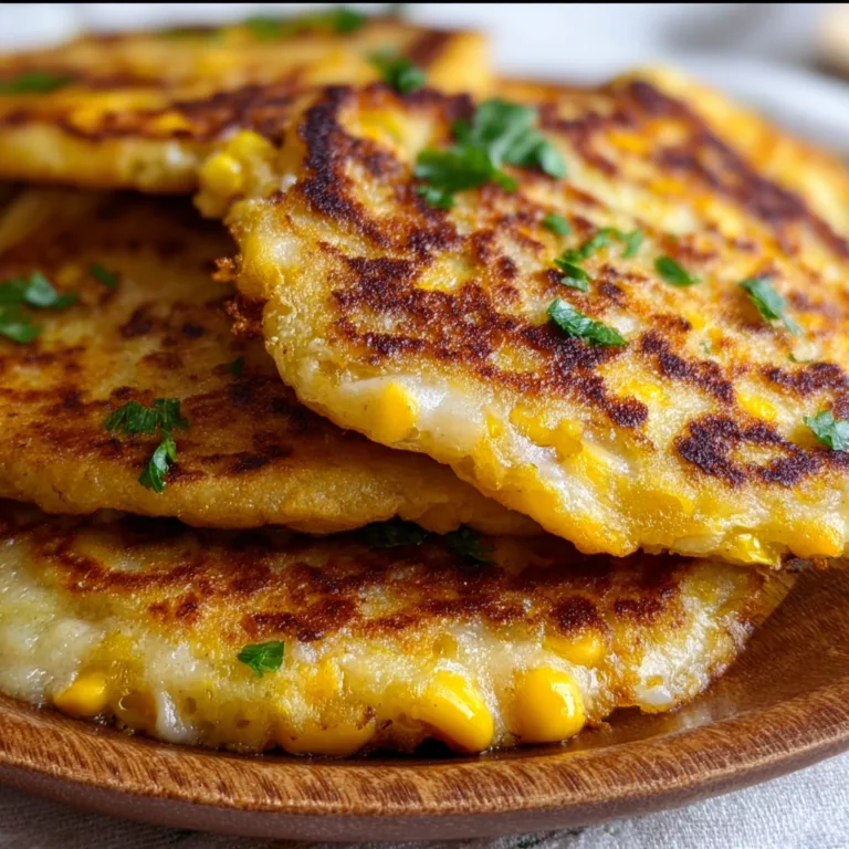 Venezuelan Sweet Corn Cachapas with Melty Cheese | Authentic &amp; Delicious Recipe