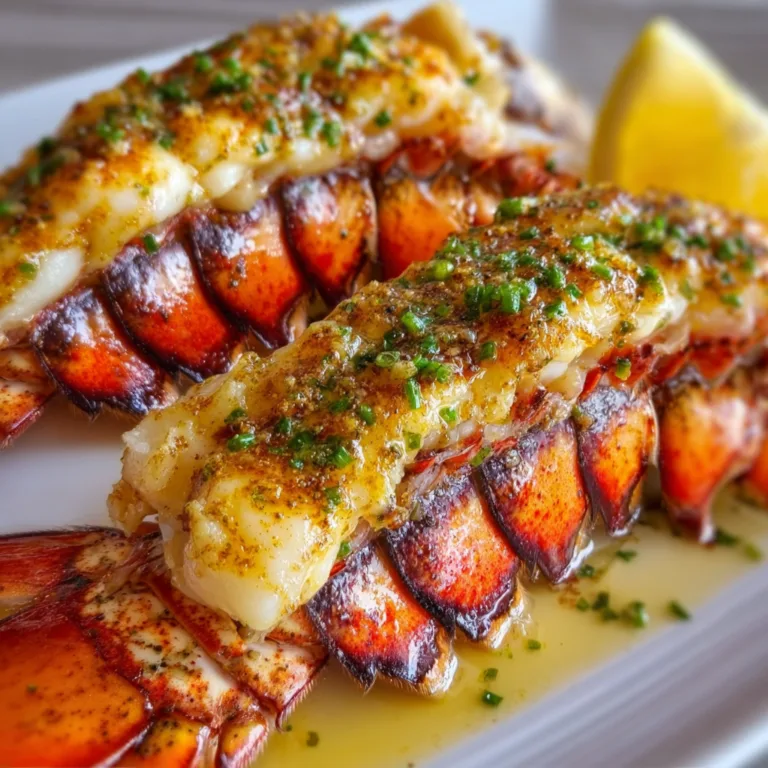 Delicious Baked Lobster Tails with Garlic Butter Recipe | Easy & Flavorful Seafood