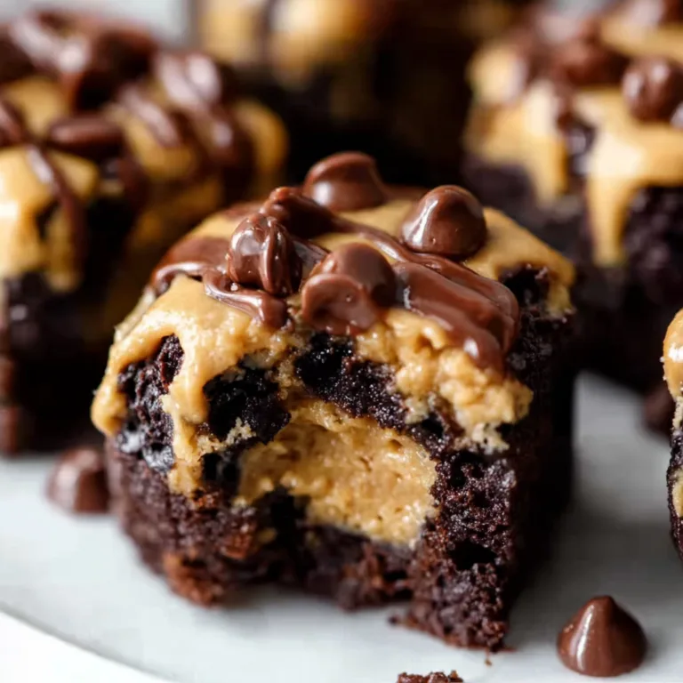 Delicious Chocolate Chip Cookie Dough Brownie Bites Recipe | Easy & Gooey Treats