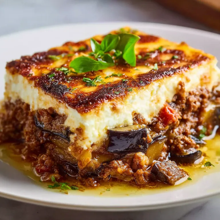 Authentic Moussaka Recipe | Greek Beef and Eggplant Lasagna Made Easy