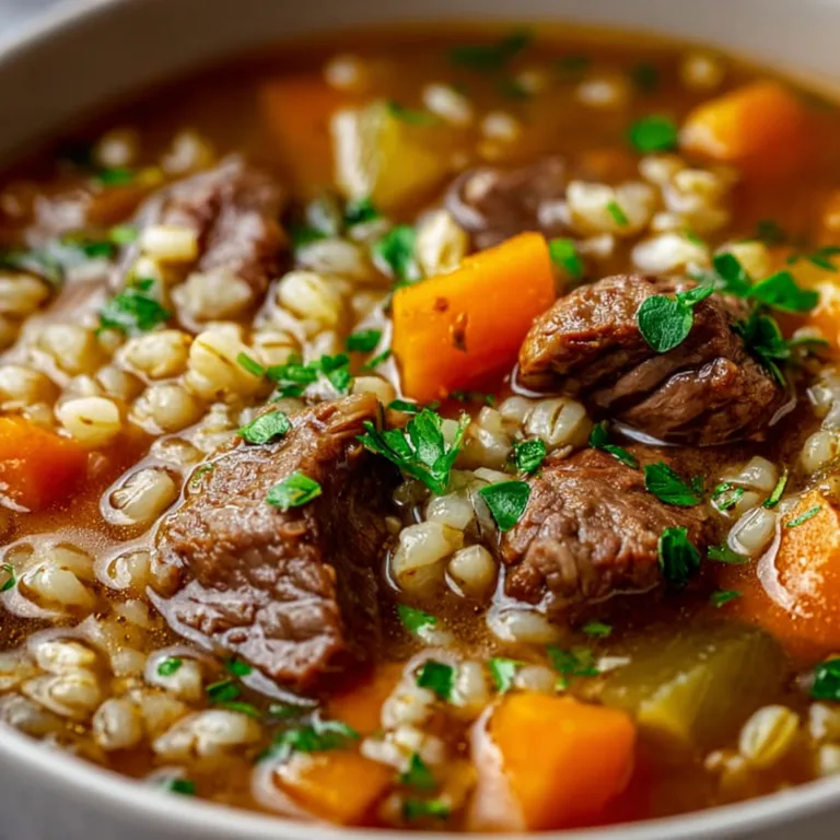 Hearty Beef and Barley Soup Recipe – Easy & Delicious Comfort Food