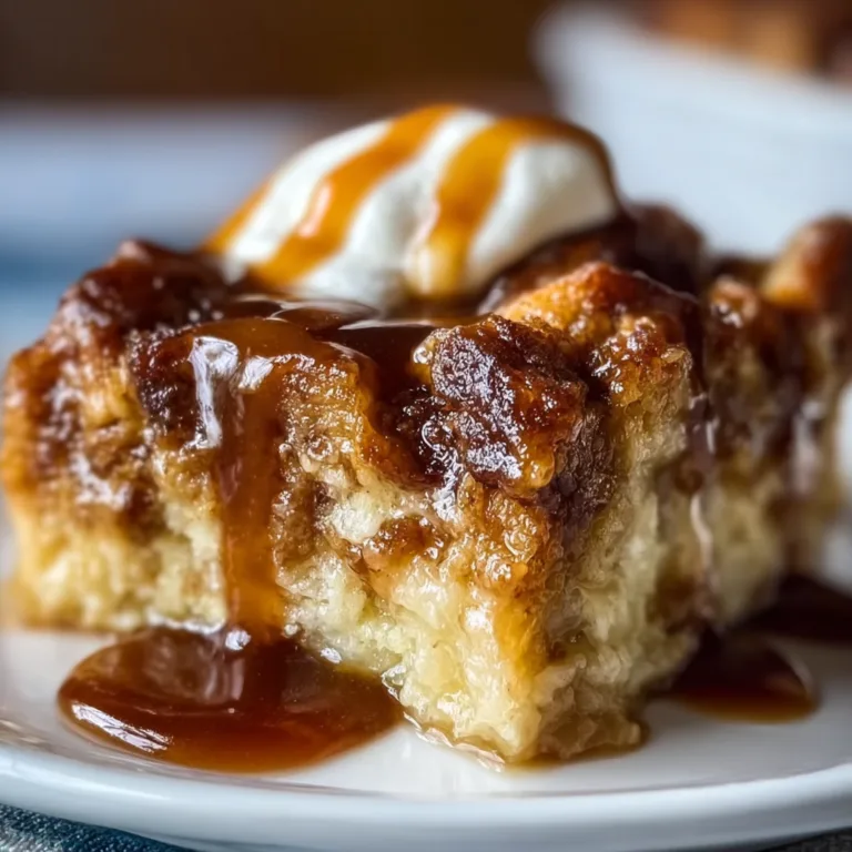 Delicious Brown Butter Toffee Bread Pudding Recipe | Easy Dessert Idea