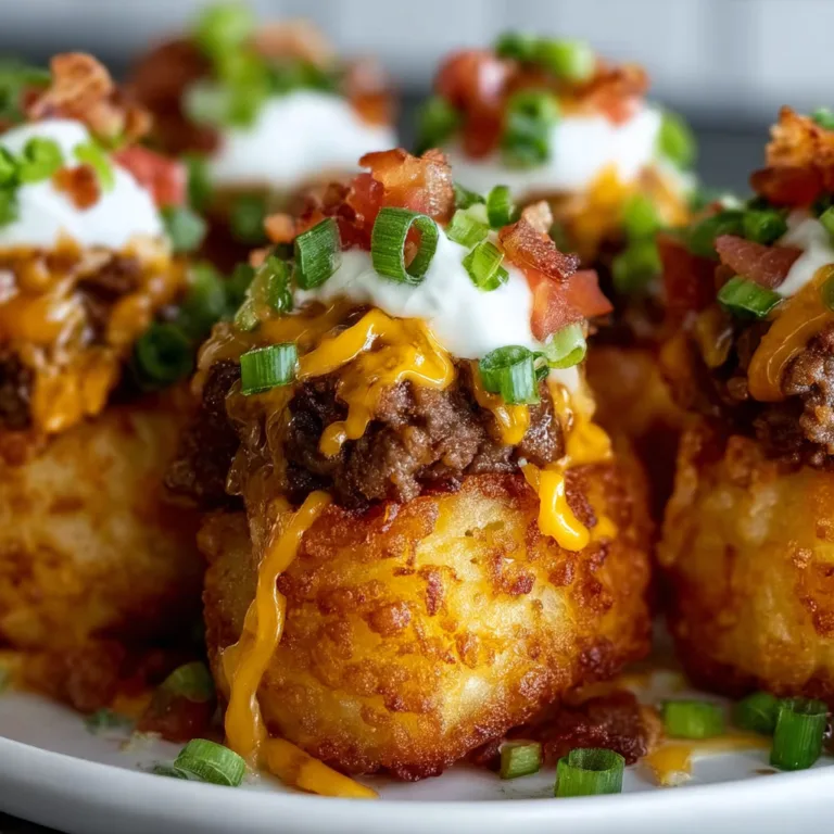Cheeseburger Stuffed Tater Recipe | Easy &amp; Delicious Tater Tot Meal