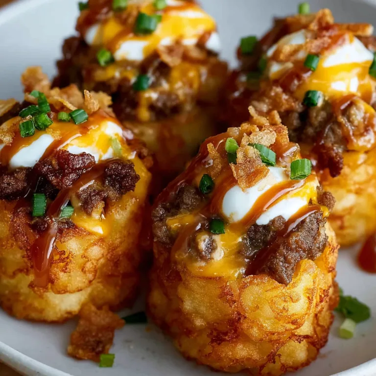 Cheeseburger Stuffed Tater Recipe | Easy & Delicious Tater Tot Meal