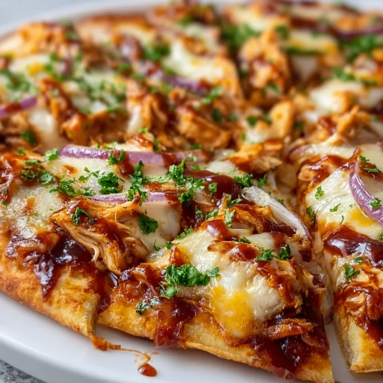 Cheesy BBQ Chicken Pizza Recipe | Delicious &amp; Easy BBQ Pizza Ideas