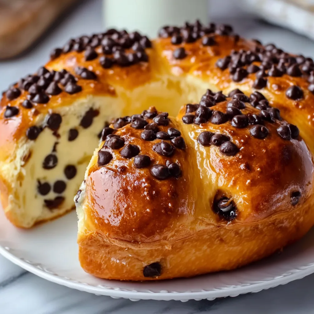 Decadent Chocolate Chip Vanilla Custard Brioche Recipe | Soft &amp; Flavorful Delight