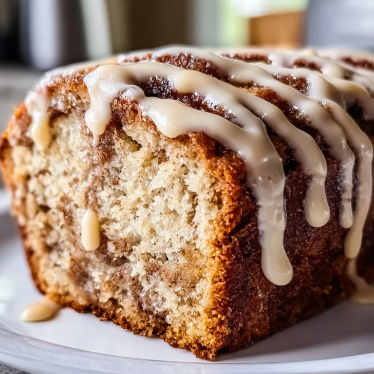 Delicious Cinnamon Roll Banana Bread Recipe – Soft &amp; Fluffy Treat