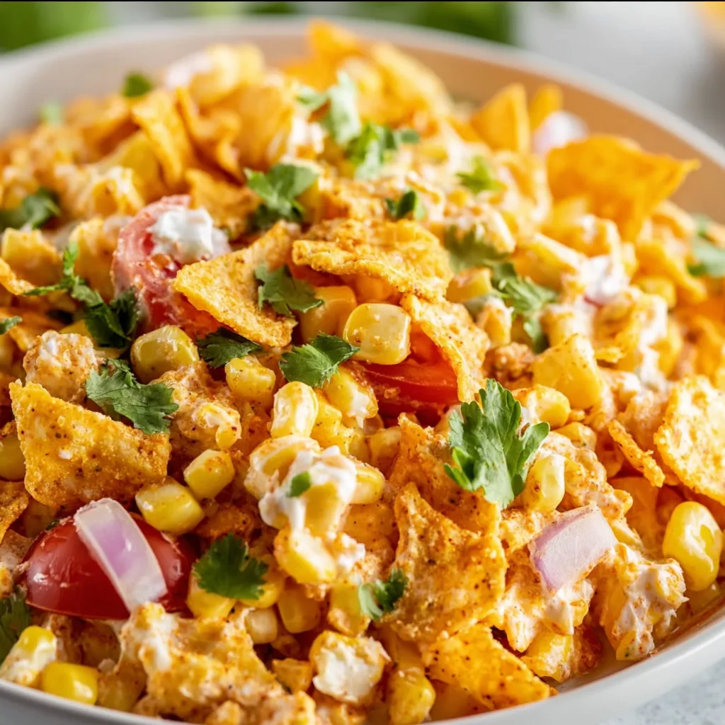 Delicious Fritos Corn Salad Recipe | Easy &amp; Crunchy Side Dish