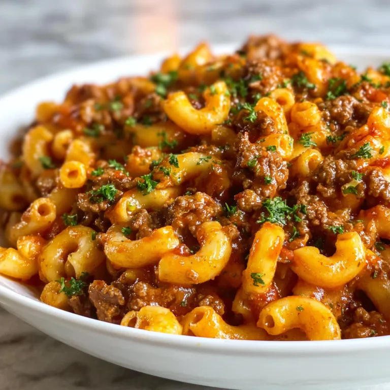 Easy Homemade Beefaroni Recipe | Classic Comfort Food Made from Scratch