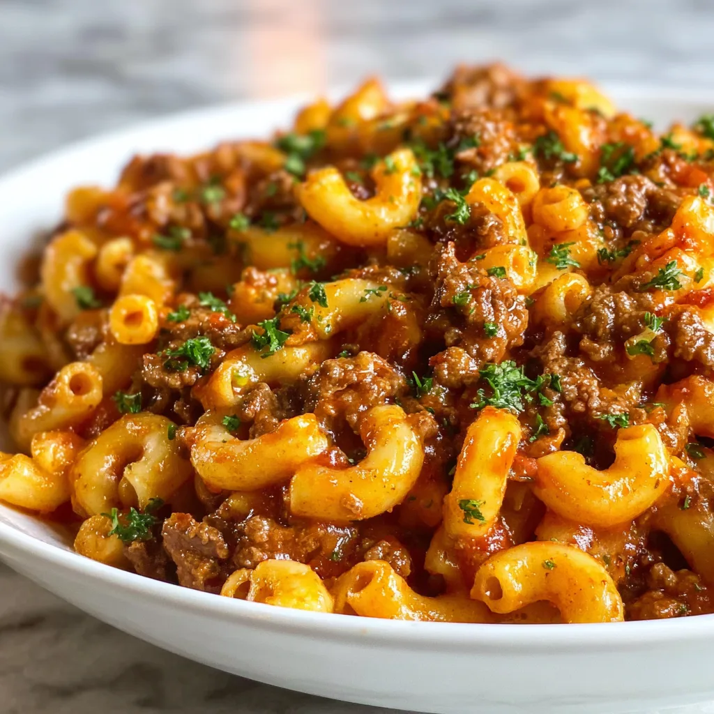 Easy Homemade Beefaroni Recipe | Classic Comfort Food Made from Scratch