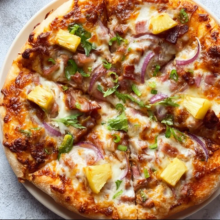 Homemade Hawaiian Pizza Recipe | Easy & Delicious Pineapple Pizza at Home