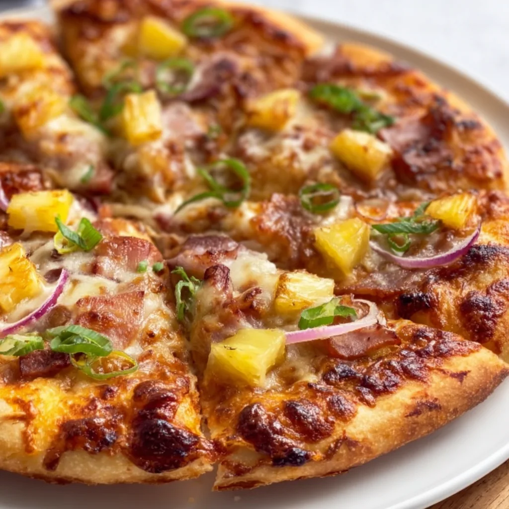 Homemade Hawaiian Pizza Recipe | Easy &amp; Delicious Pineapple Pizza at Home