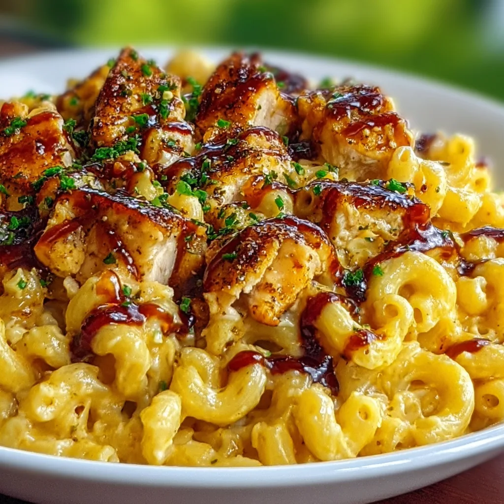 Honey BBQ Chicken Mac &amp; Cheese Recipe | Creamy, Cheesy &amp; Flavor-Packed