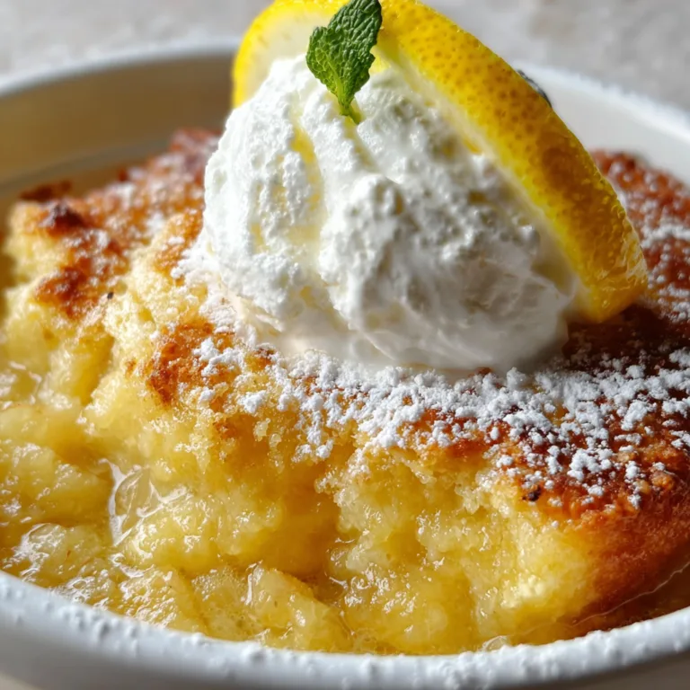 Delicious Lemon Cobbler Dessert Recipe – Easy &amp; Refreshing Treat