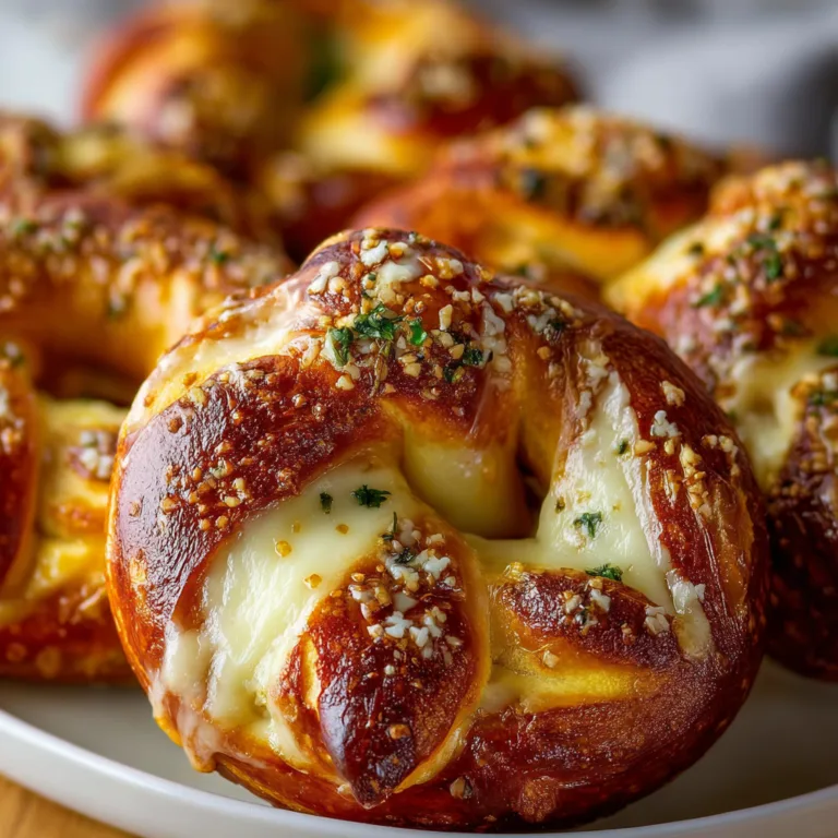 Cheesy Mozzarella Stuffed Soft Pretzels Recipe | Easy & Delicious Snack