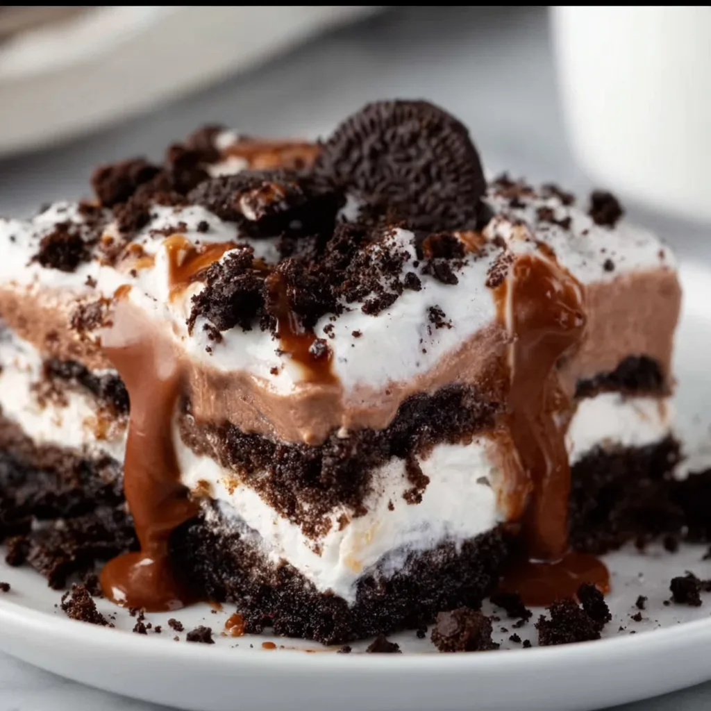 No Bake Oreo Chocolate Lasagna Recipe – Easy, Creamy Dessert Delight