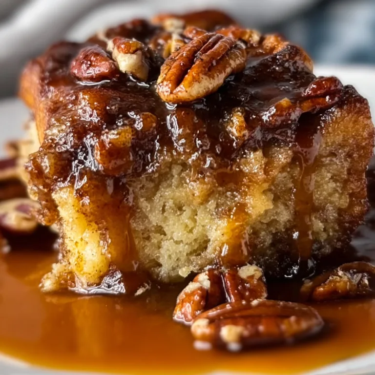 Delicious Pecan Caramel Bread Pudding Recipe – Rich &amp; Easy Dessert