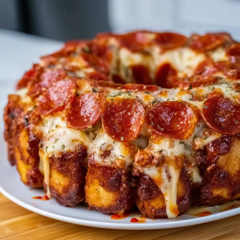 Delicious Pepperoni Pizza Monkey Bread Recipe | Easy Savory Snack