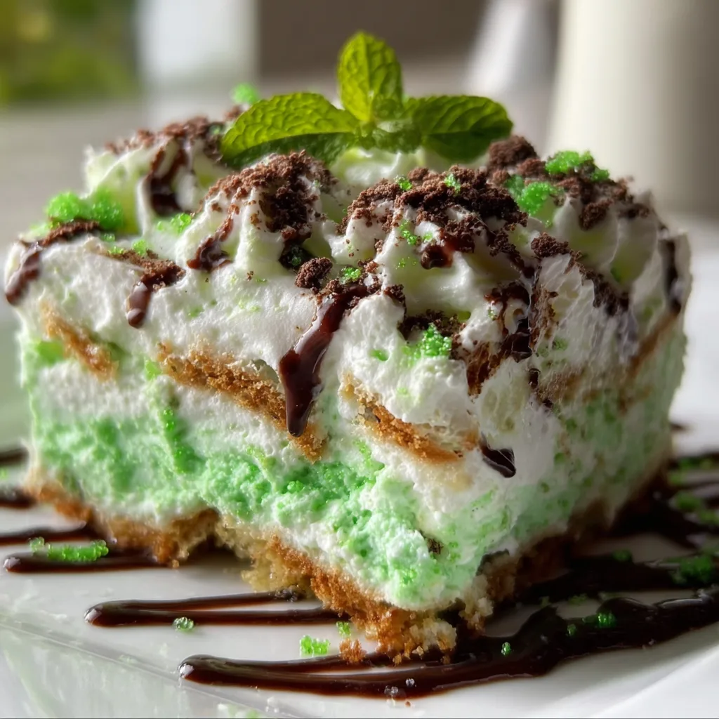 Shamrock Shake Dessert Lasagna Recipe – Easy St. Patrick’s Day Treat