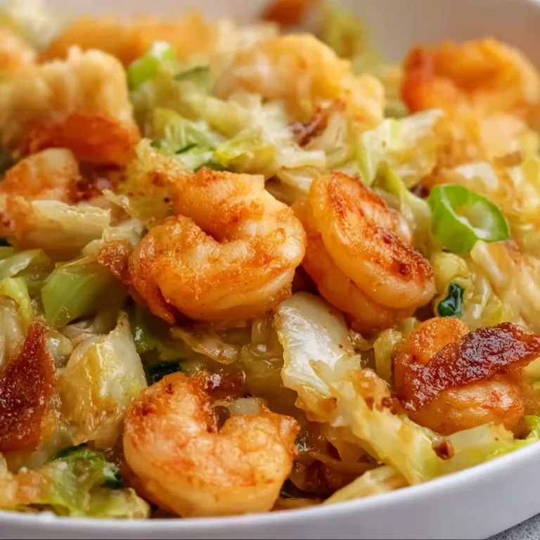Southern Fried Cabbage with Shrimp Recipe | Easy &amp; Delicious Southern Cooking