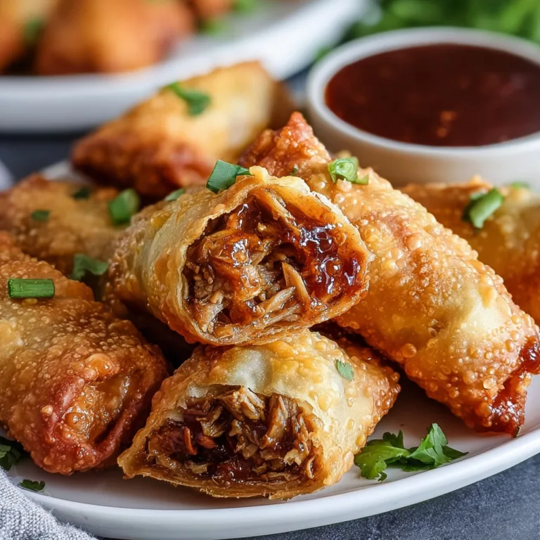 Southern-Style BBQ Egg Rolls Recipe | Crispy &amp; Flavorful BBQ Egg Rolls