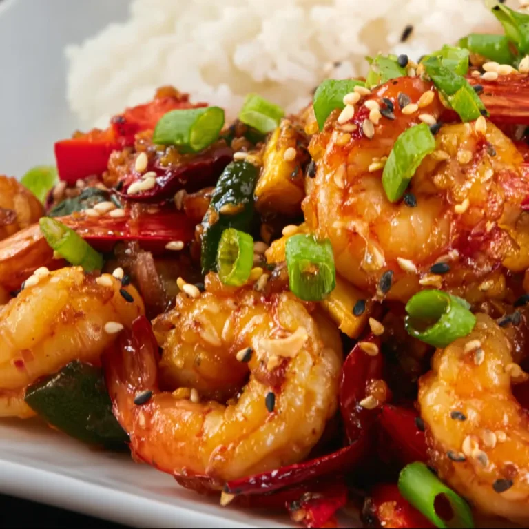 Spicy-Sweet Kung Pao Shrimp Recipe | Easy &amp; Delicious Seafood Stir-Fry