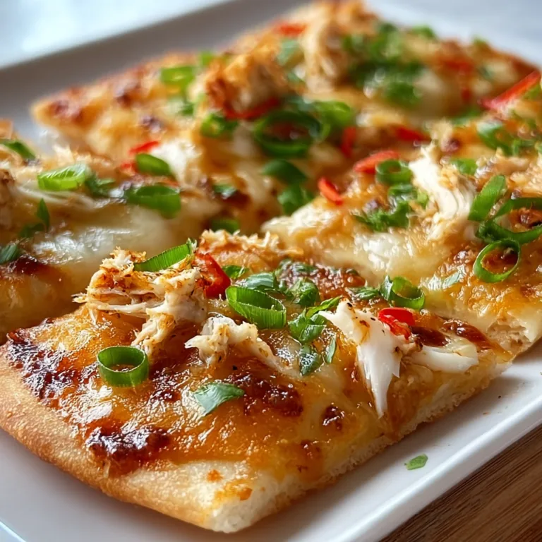 Sweet Asian Chili Crab Rangoon Pizza | Unique Fusion Pizza Recipe