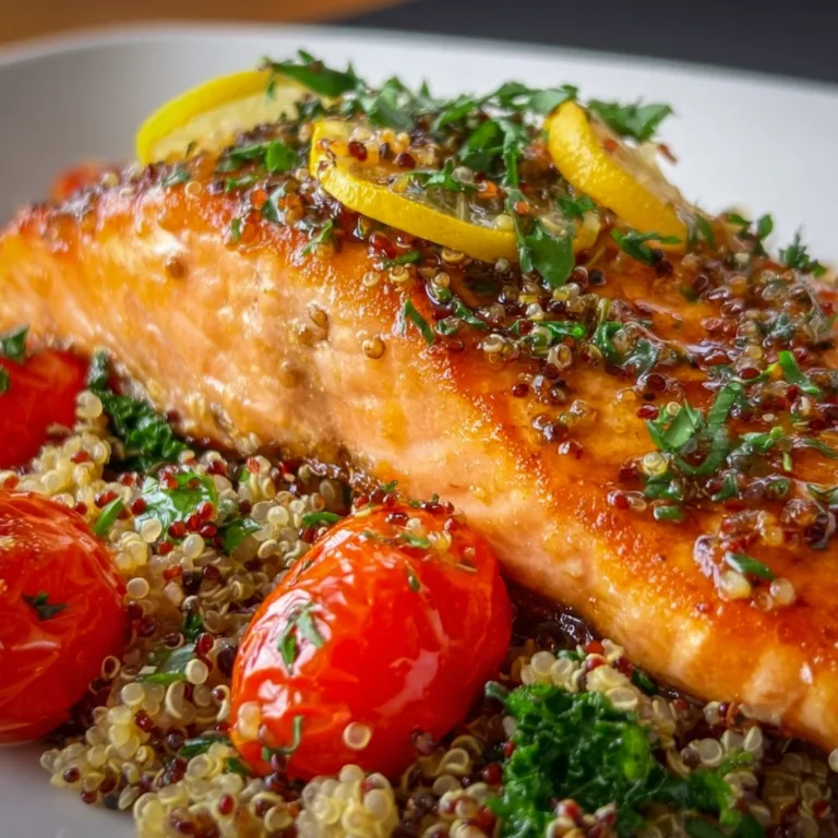 Delicious Baked Salmon with Vibrant Quinoa | Healthy &amp; Easy Recipe