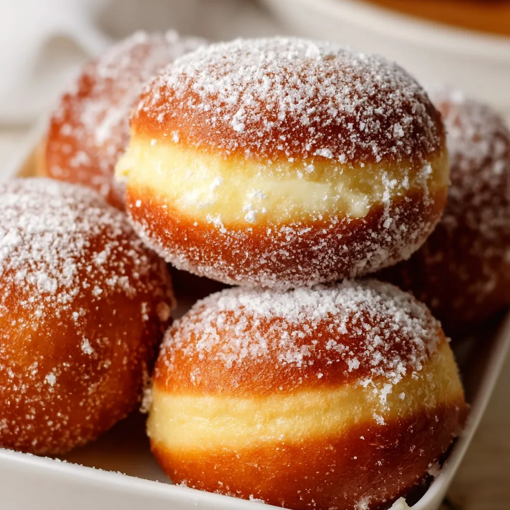Bomboloni - Authentic Italian Doughnuts Filled with Sweet Delight