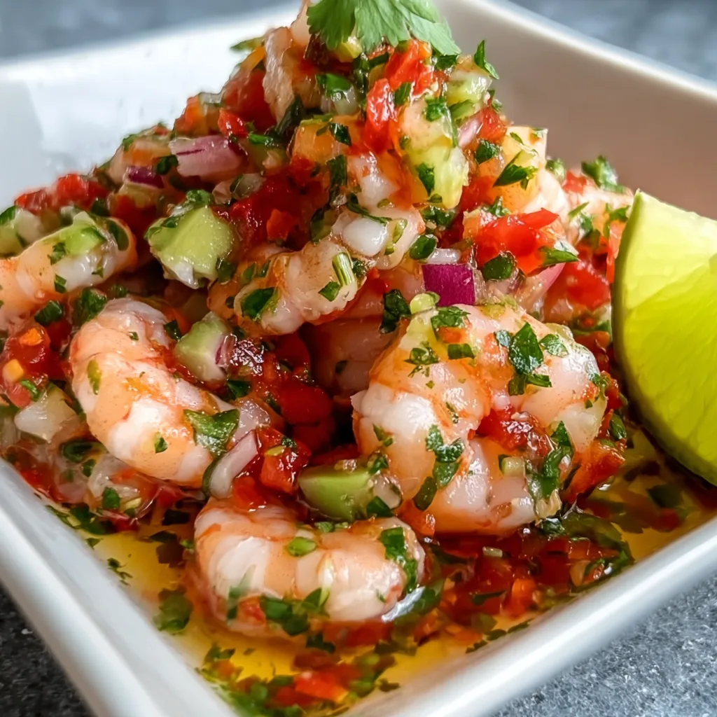 Zesty Chili Lime Shrimp Ceviche Recipe | Fresh &amp; Flavorful Seafood Dish