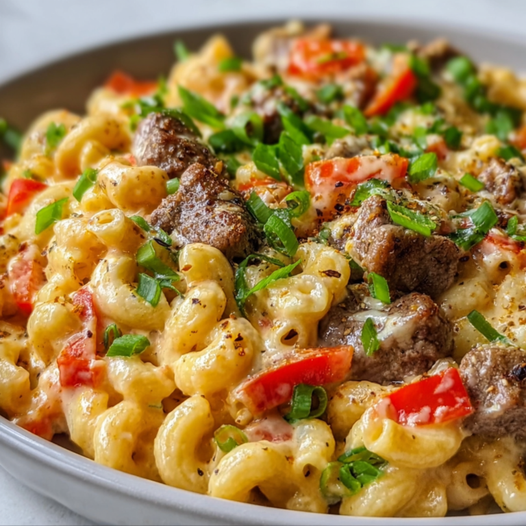 Creamy Steak Queso Mac with Pepper Jack | Rich &amp; Cheesy Comfort Food Recipe