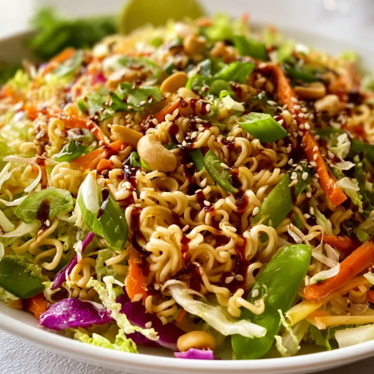 Crunchy Asian Ramen Noodle Salad Recipe – Easy &amp; Delicious!