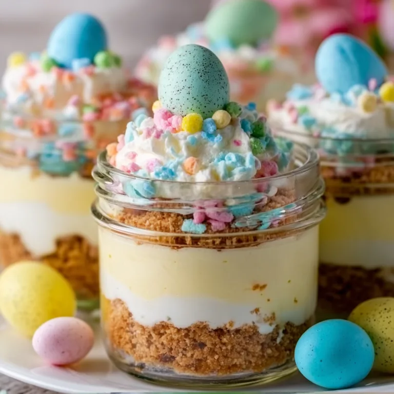 Delicious Easter Egg Cheesecake Jars Recipe | Easy &amp; Festive Dessert Idea