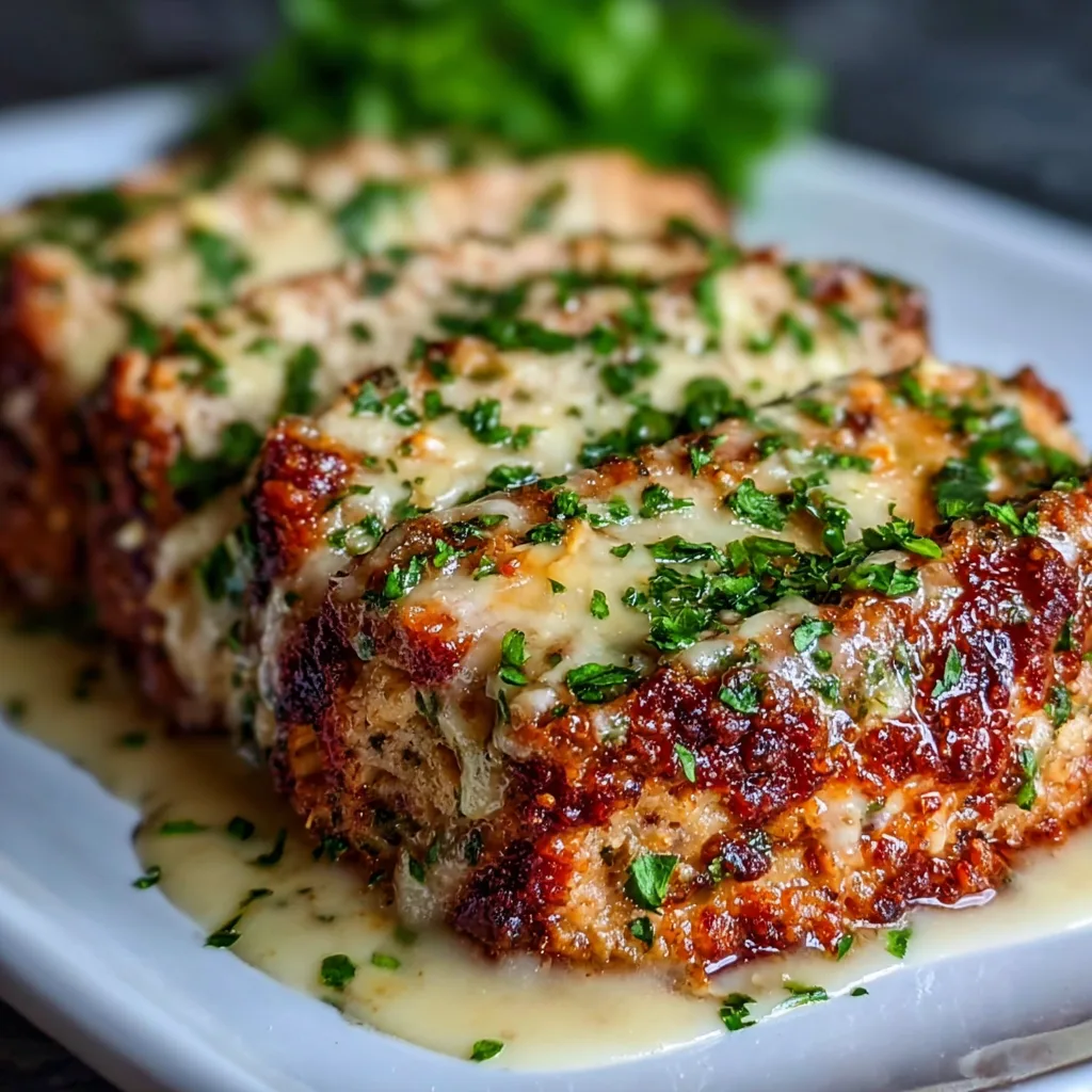 Garlic Parmesan Chicken Meatloaf Recipe | Easy &amp; Delicious Dinner Idea