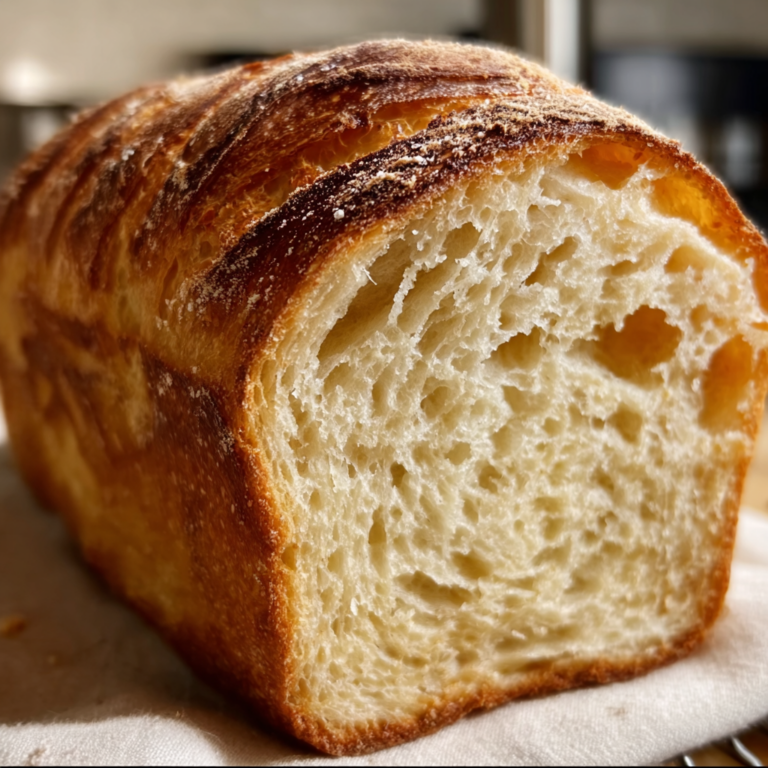 Golden Gluten-Free Sourdough Loaf | Soft, Crispy &amp; Healthy Bread Recipe