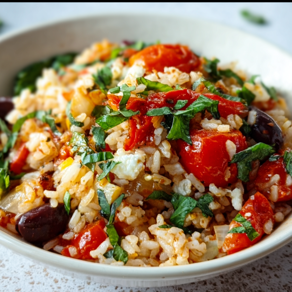 Healthy Mediterranean Rice Bowl Recipe | Easy &amp; Nutritious Meal Ideas