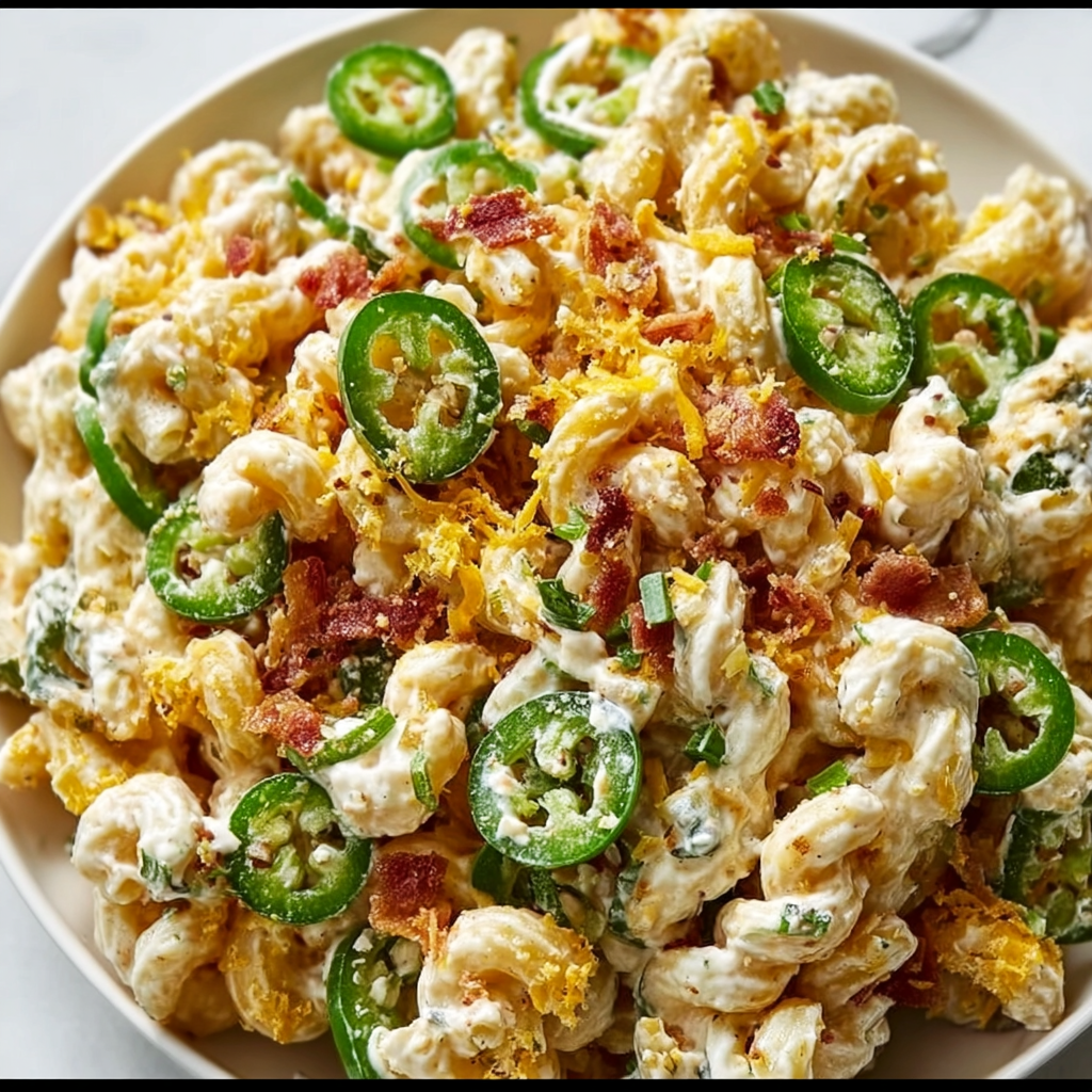 Delicious Jalapeño Popper Pasta Salad Recipe | Easy &amp; Spicy Summer Dish