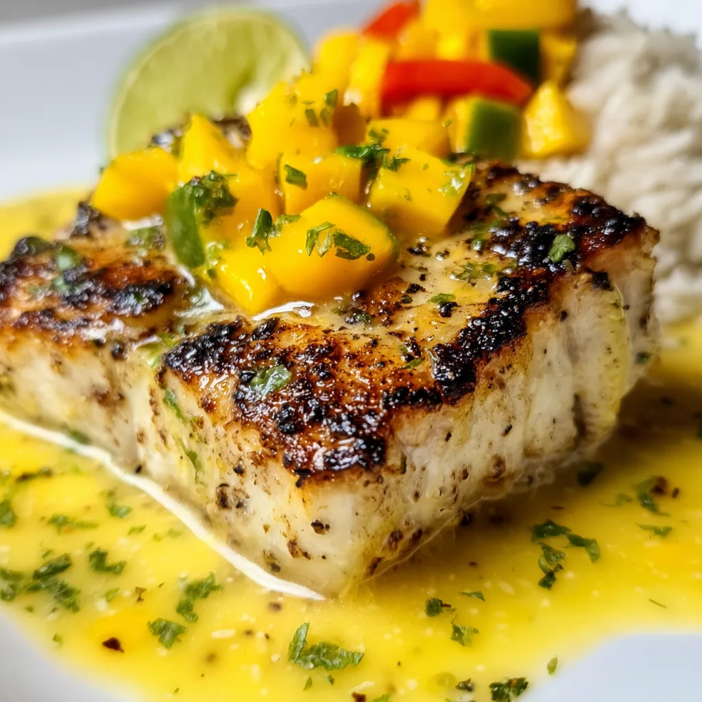 Mahi Mahi with Mango Lime Butter Recipe | Tropical Seafood Delight