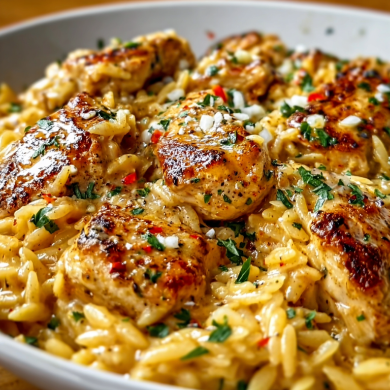 One Pot Cajun Chicken Orzo Recipe – Easy Flavorful Dinner Idea